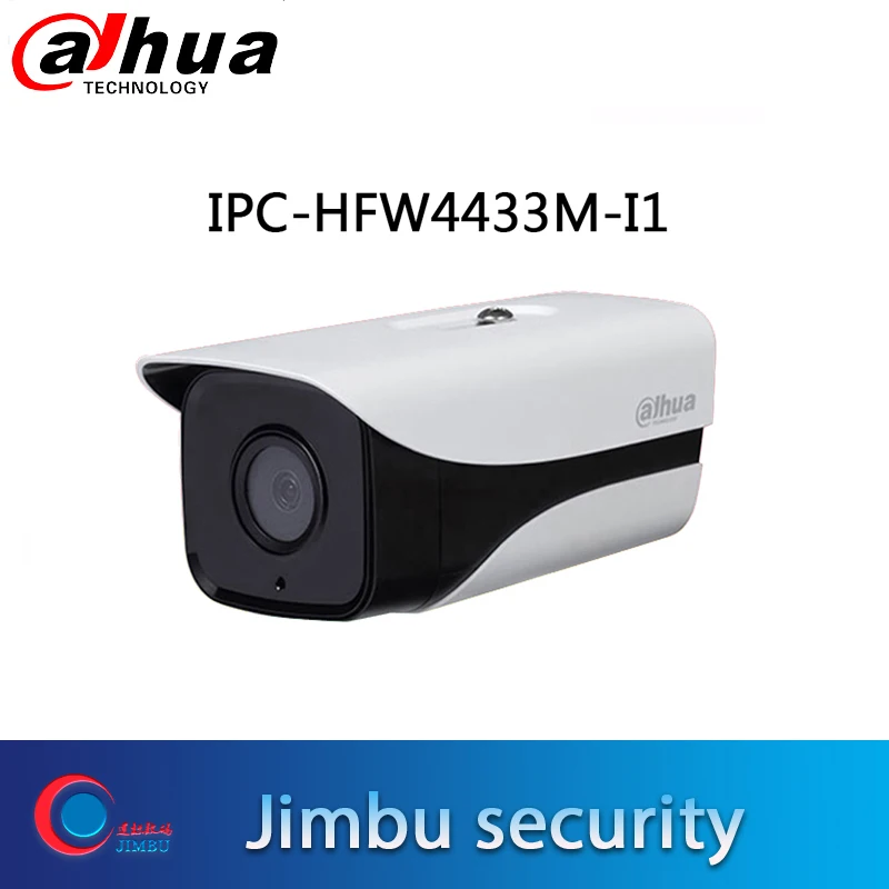 Dahua IPC HFW4433M I1 ONVIF IR50m 4MP IR IP67 ИК CCTV камера пуля с кронштейном H.265 starlight POE ip