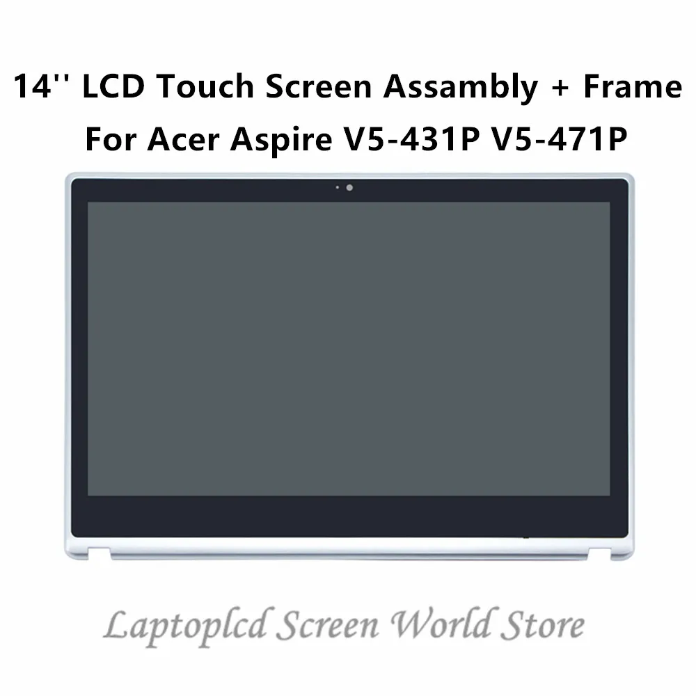 FTDLCD 14 ''LCD сенсорный экран дигитайзер сборка ноутбука + рамка N140BGE EA2 для Acer Aspire V5