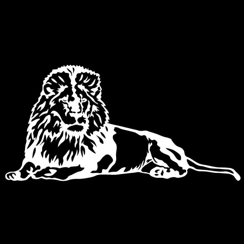 

20X9.9CM MIGHTY LION Vinyl Decal Motorcycle Car Sticker Personality Car-styling S6-2062