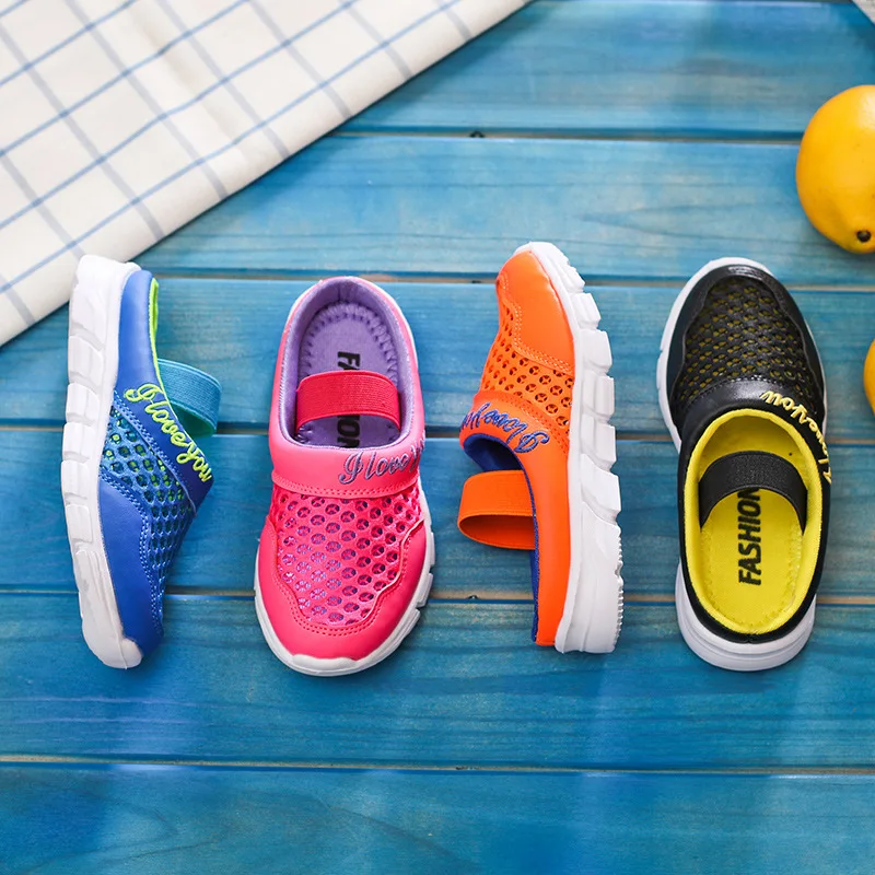 Детская обувь 2019 лето для мальчиков и девочек сандалии детские отдыха дышащая на