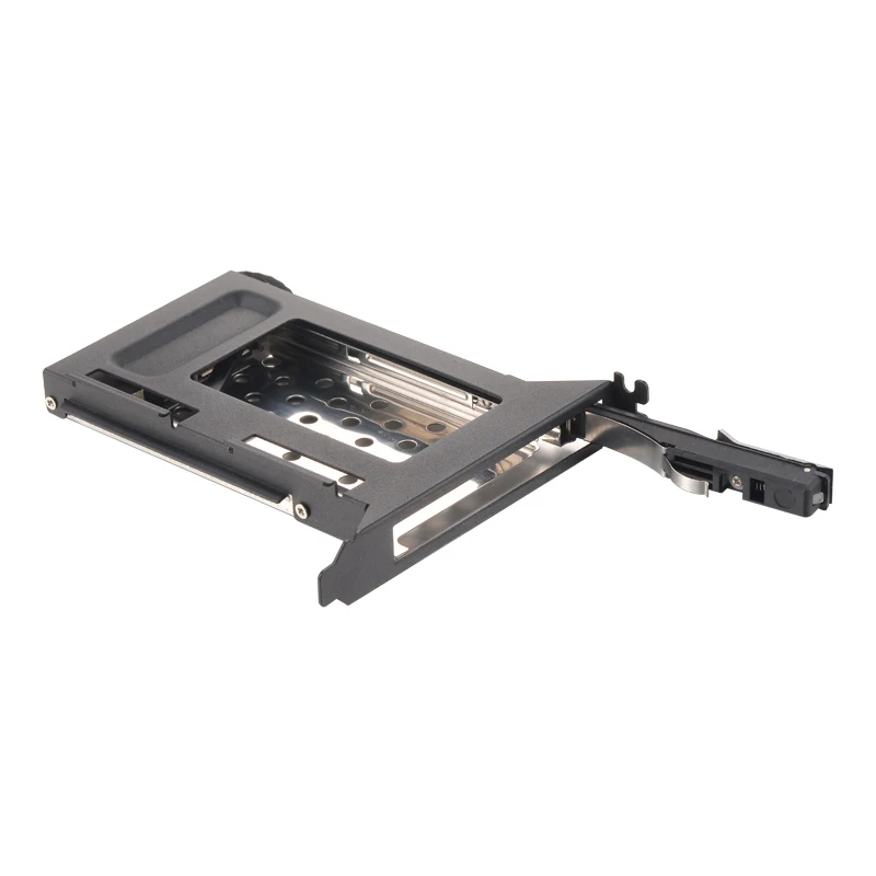 2.5in SATA съемный жесткий диск или твердотельный отсек для ПК PCI слот расширения с горячей заменой с Светодиодный индикатор серебристого цвета
