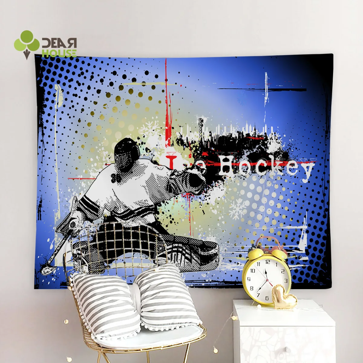 Dearhouse хоккей на льду кино гобелены настенное покрывало для декора Настенный