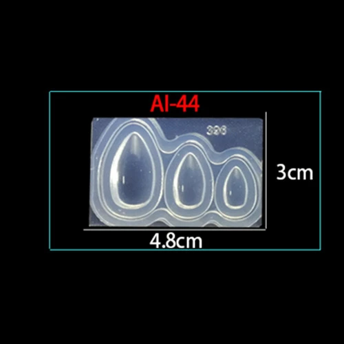 44 Фламинго 3D акриловая Форма для украшения ногтей УФ гель DIY дизайн мороженое силиконовые шаблоны для дизайна ногтей Шаблон Маникюр - Цвет: 44