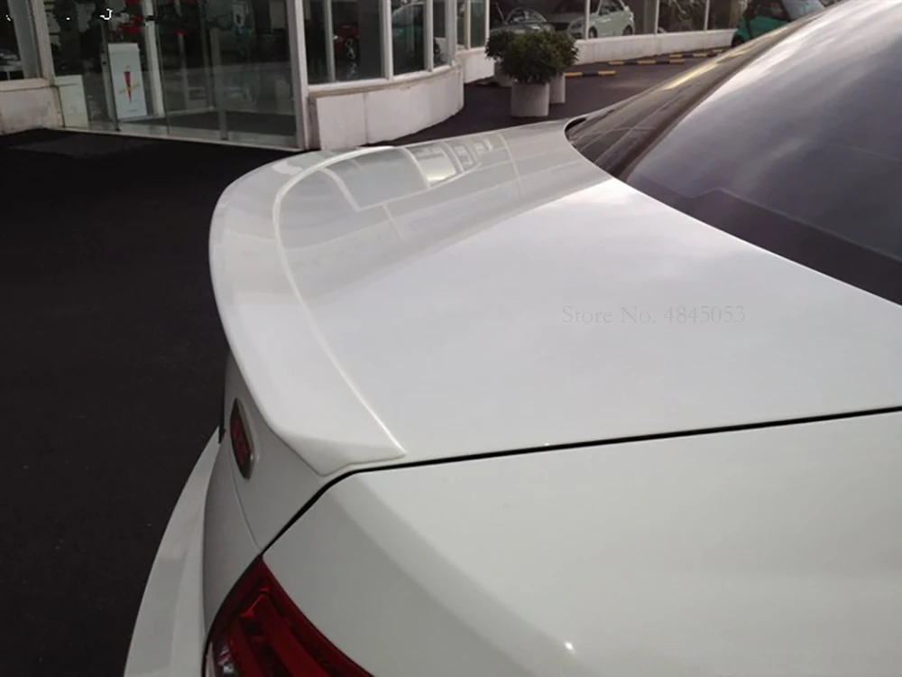AITWATT для Benz W204 C180 C200 C260 C280 C300 C74 черный Спойлер ABS Материал заднее крыло автомобиля
