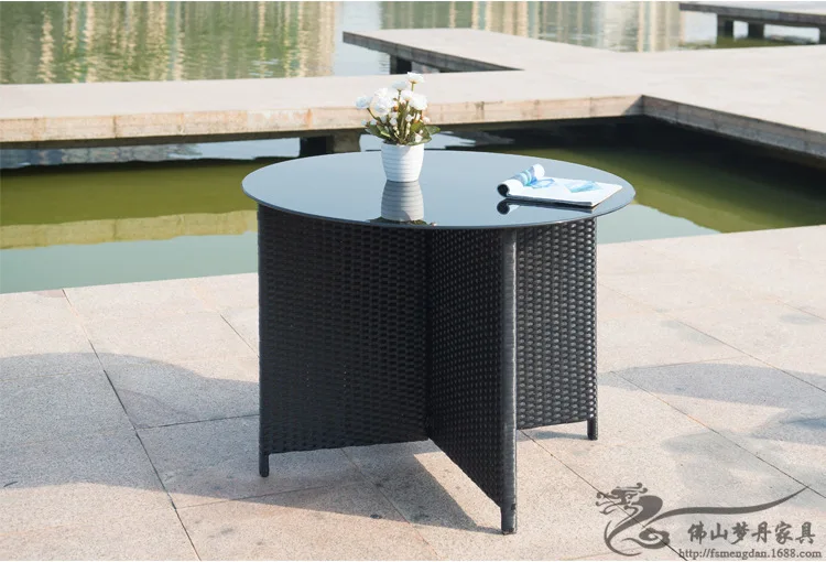 Уличная мебель садовый столик из ротанга и кресла для набора LT10|rattan table|rattan tables and