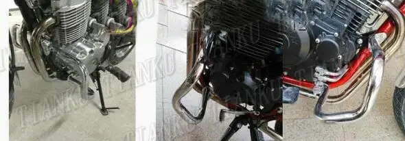 Хромированная металлическая защита двигателя мотоцикла для Honda CB400SS | Автомобили