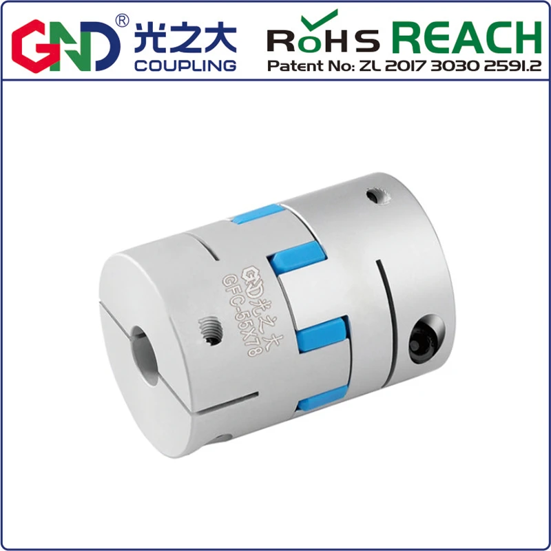 Соединительная муфта GND GFC D14 L22 гибкий зажим с цветком сливы из алюминия