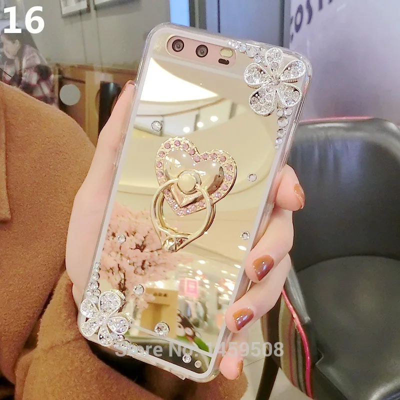 Для Motorola Moto G5 G6 плюс G4 играть E5 силиконовые зеркало Стразы чехол Алмазный с