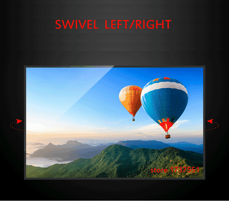 NB P5 3"-52" 4" 50" 6 arm VESA400X400 200X200 выдвижной полный движения ЖК-телевизор крепление настенный Подвижный кронштейн ТВ подъемный механизм