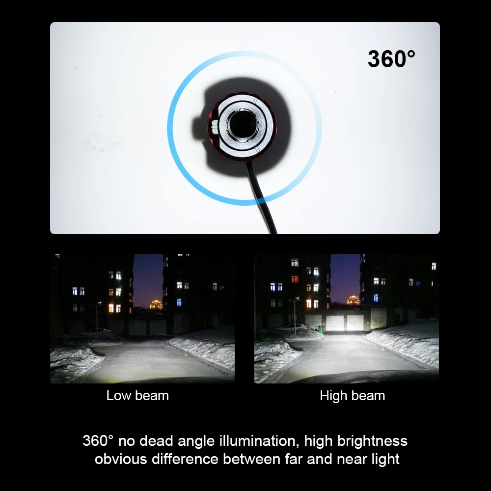 Roadsun 4 боковых окон автомобиля фары лампы Led H4 H7 H11 9005 9006 HB2 HB3 HB4 светодиодных фар для