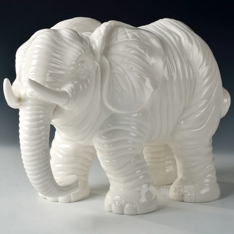 Фарфор статуи буддийских поклонение поставки настольные украшения дэхуа