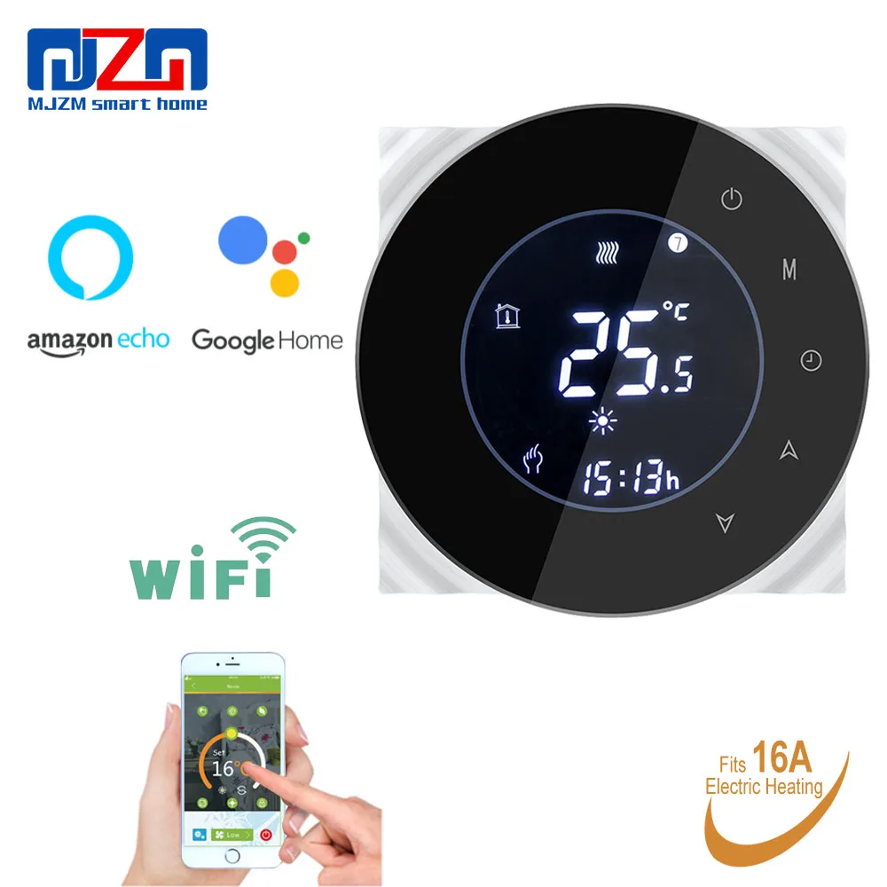 Термостат MJZM 16A-6000-WiFi с пультом дистанционного управления температурой цифровой