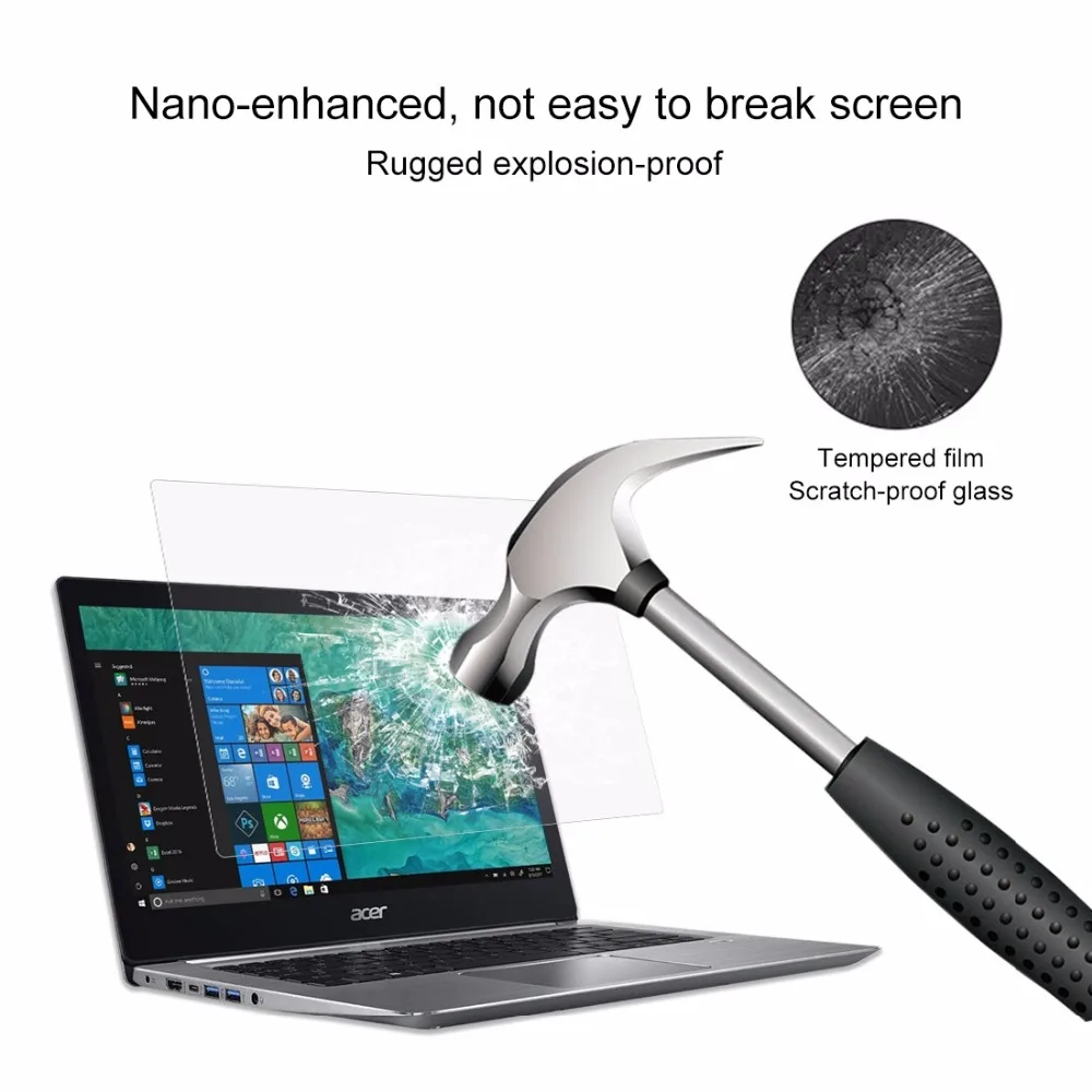 Экран ноутбука HD защитная пленка из закаленного стекла для acer Swift 3 SF314 52G 842K 14