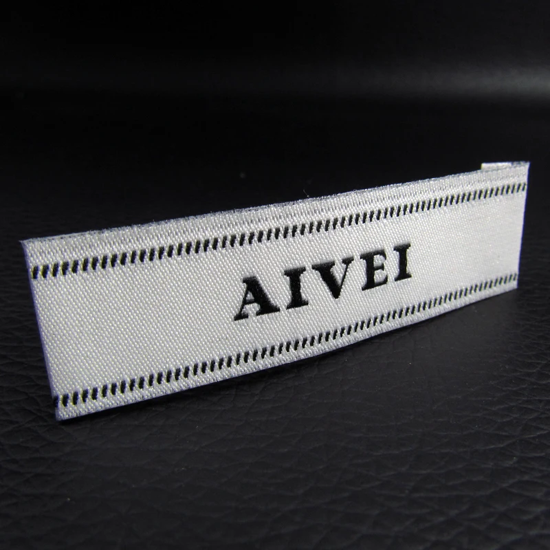 Пользовательские этикетки одежды отдельный отрезок из ткани Пользовательский