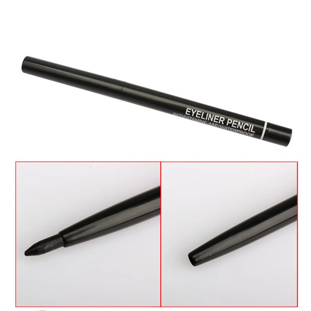 1 шт. водостойкая вращающаяся гелевая подводка для глаз Черная Подводка