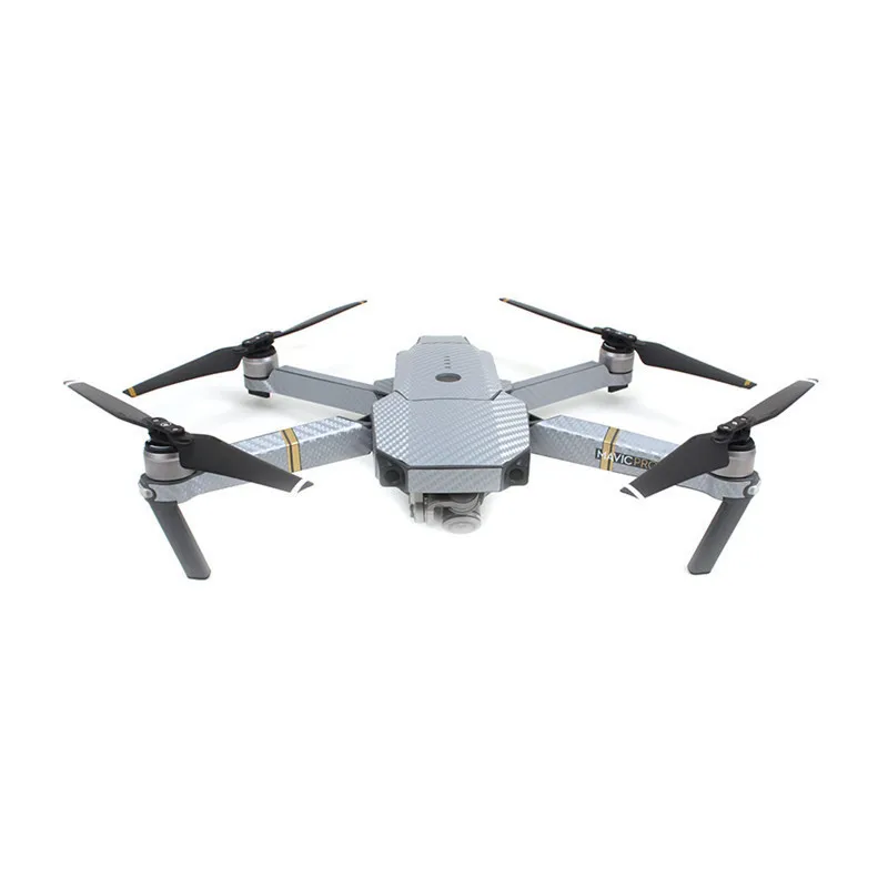 1 Набор серебристые водостойкие Углеродные наклейки для дрона DJI Mavic Pro|Наклейки