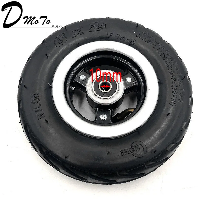 M10 wheel 6X2 надувание колеса шины использование " шины сплава концентратор 160 мм пневматические шины электрический скутер F0 пневматические колеса тележки пневматические колеса - Цвет: M10 wheel