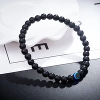black frosted stone eye bracelet man fashion women gift for bracelets