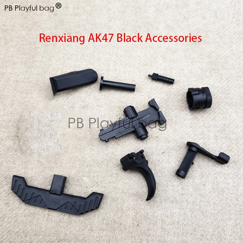 

PB Playful Bag Outdoor sports gel ball Renxiang AK47 black nylon Toy accessories QD93