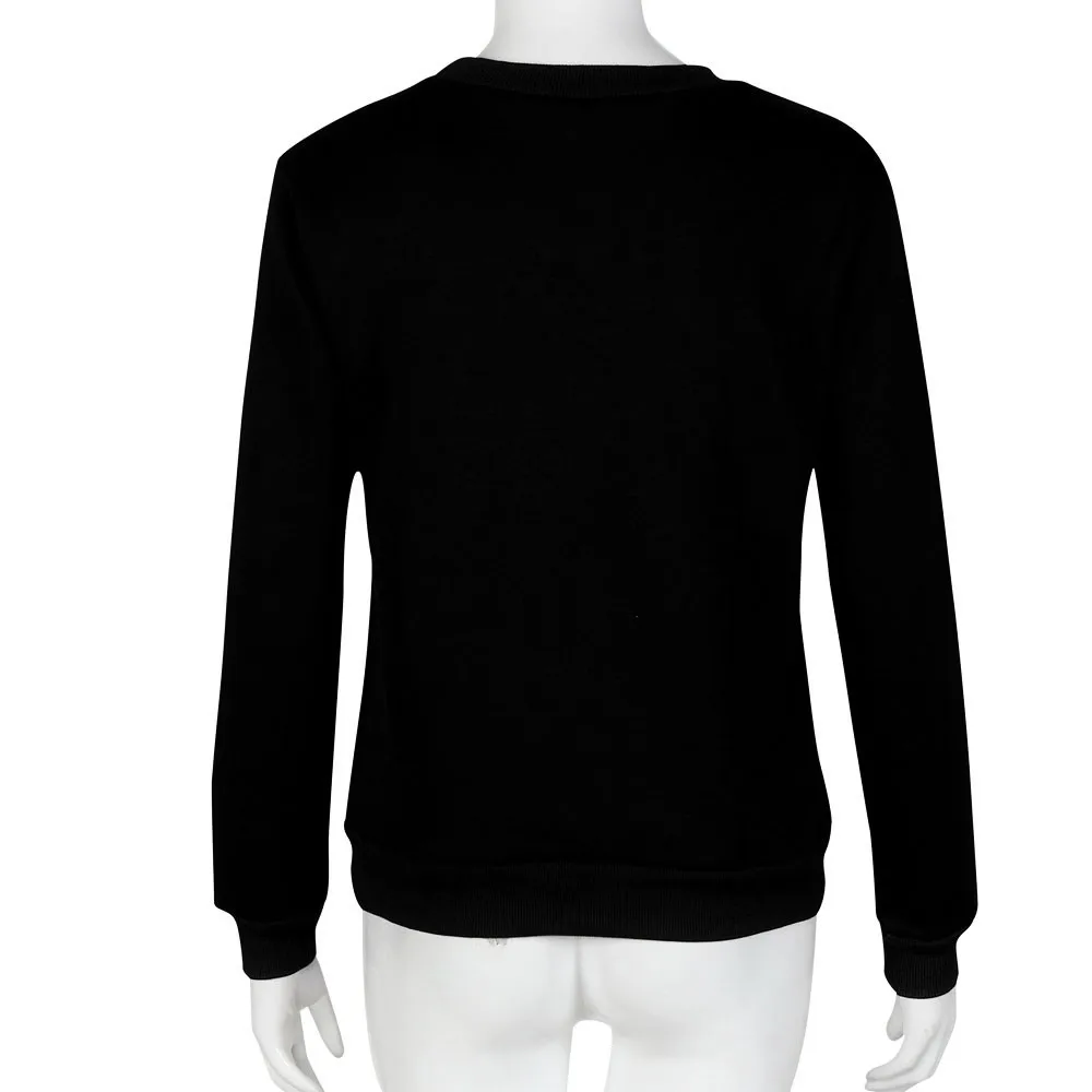 2017 Женщины Мужчины Осень Зима С Длинным Рукавом Теплый Пуловер Топ Санта Печати