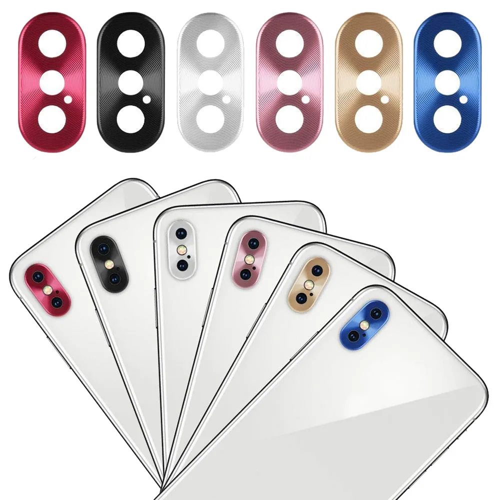 Металлический протектор объектива для iphone XS XR Max 7 8 Plus X Роскошная охранная Камера