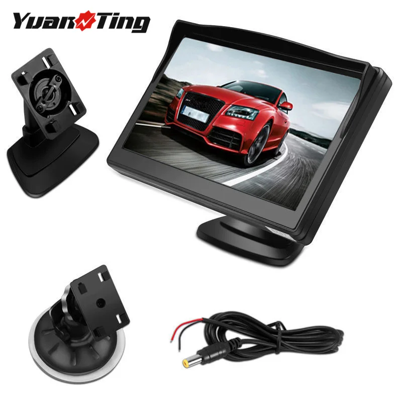 5 дюймовый TFT ЖК экран YuanTing автомобильный монитор HD 800*480 парковочный заднего вида
