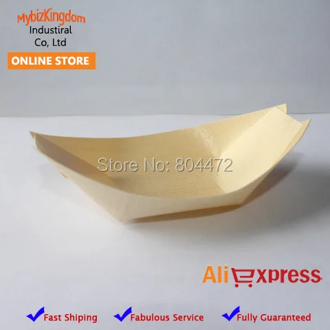 Одноразовая деревянная тарелка деревянный поднос для суши лодки еды фруктов|tray