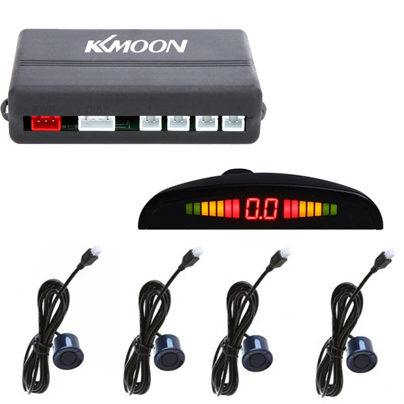 Автомобильный датчик KKmoon 4 для парковки с зондом|sensor car parking|car parkingparking sensor |