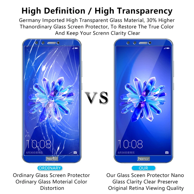 Honor 9 lite Защитное стекло для huawei honor 9 9 lite Защитная пленка для экрана honer9 lite hauwei Honor9lite honer light 9H