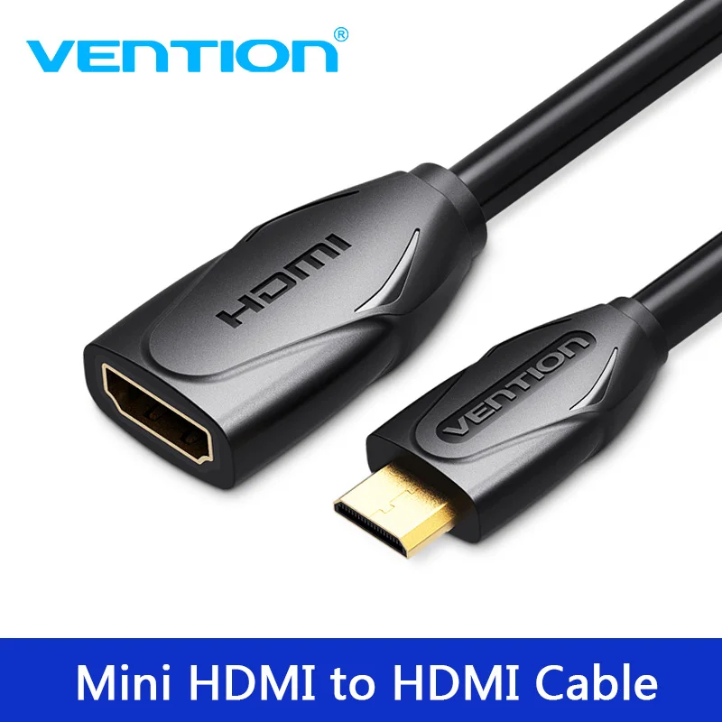 Vention высокоскоростной мини микро-hdmi мужчин и женщин HDMI удлинитель синхронизация данных адаптер