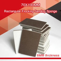10pcs wet dry flocking sanding sponge disc red sandpaper self adhesive 300 1500 grit polishing grinding tools