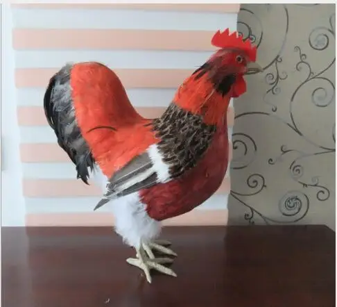 WYZHY 1:1 перо петух будет называться ремесленные реквизиты сад украшение дома 40 см X