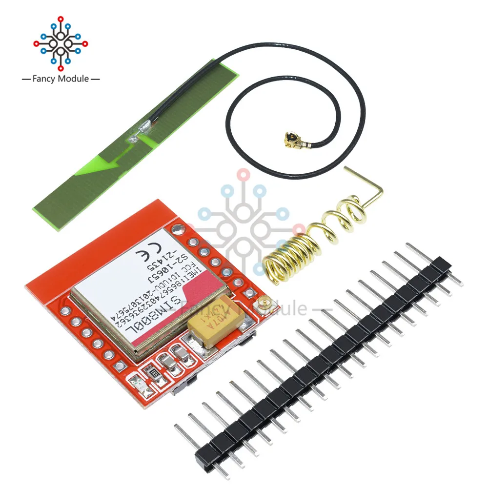 SIM800L GPRS GSM модуль Micro SIM карта ядро четырехдиапазонный TTL Серийный порт антенна PCB