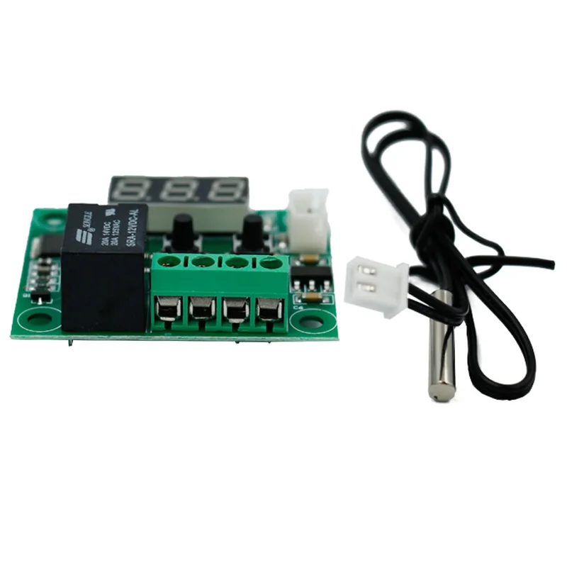 Термо контроллер W1209 10 шт./лот 12 в пост. Тока термо скидка 30%|temperature controller|thermostat