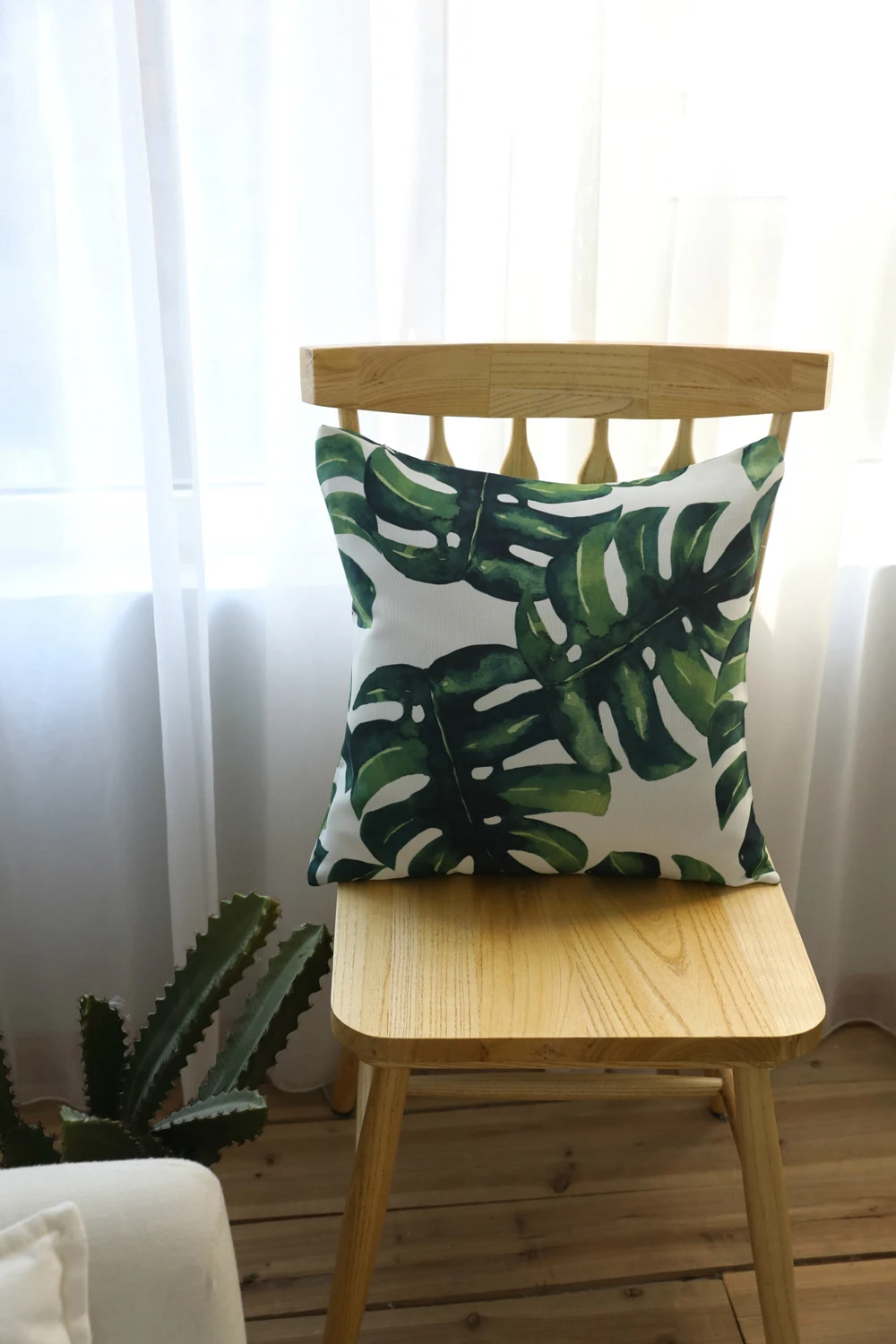 Чехол для подушки из хлопка и льна|cushion cover|pillow cushion coverscushion cover tropical |