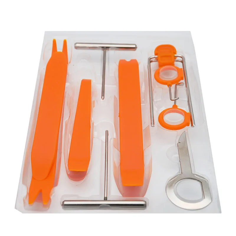 Новинка 12 в 1 автомобильный Радио дверной зажим панель пластиковая отделка тире