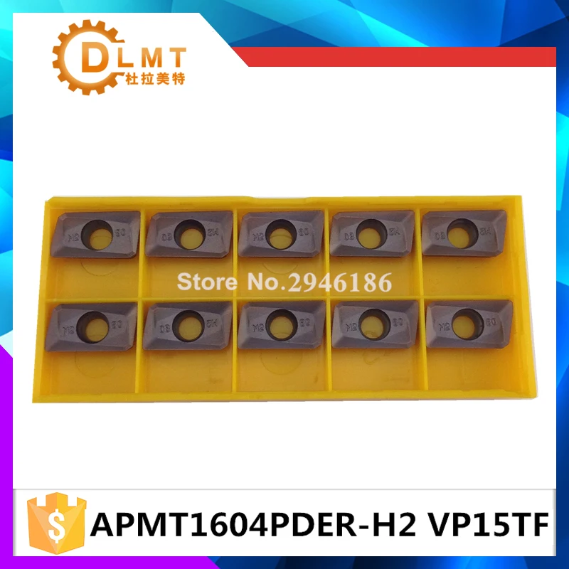 10 шт./APMT1604PDER M2 VP15TF APMT1604 PDER H2 VP1 вставки для тонкой обработки| |