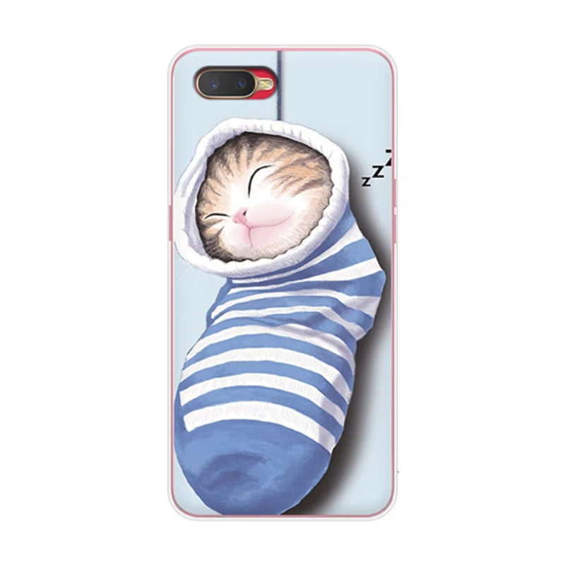 Для Coque OPPO RX17 Neo милый мультяшный силиконовый чехол для телефона с рисунком в виде животного для OPPO RX17 Neo RX 17 Neo задняя крышка Fundas Shell RX17Neo