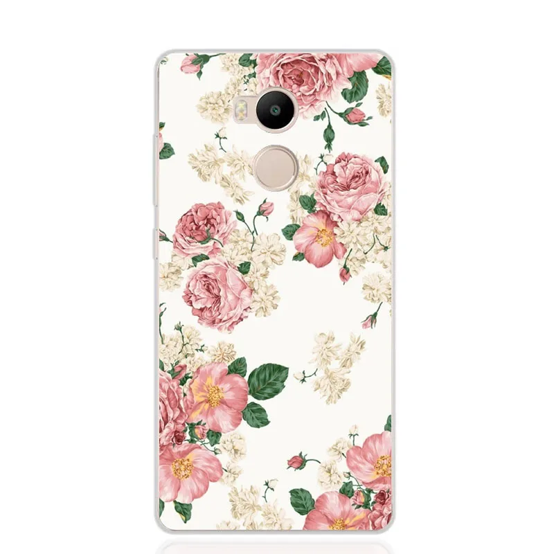 Мягкий силиконовый чехол для Xiaomi Redmi Note 4 с цветами мягкий из ТПУ телефона Pro |