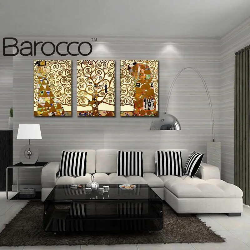 Картина с абстрактным деревом большая HD Современный домашний декор для стен