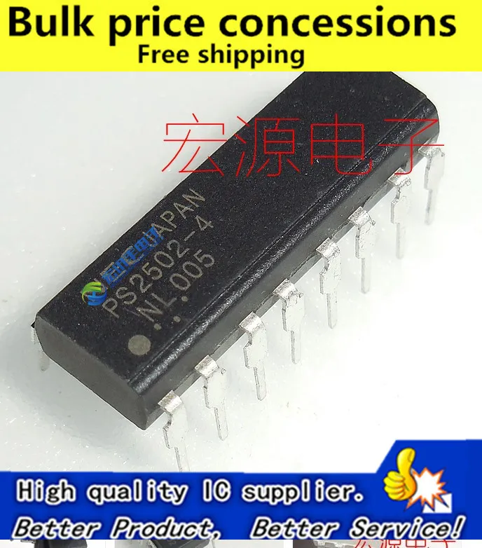 

Бесплатная доставка 25 шт./лот PS2502 PS2502-4 DIP-16 IC