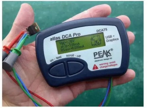 Пик Atlas DCA75 PRO полупроводниковый тестер