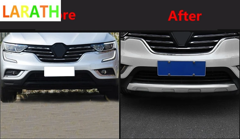 Передние бамперы из нержавеющей стали для Renault Koleos 2017 2018 противоскользящий