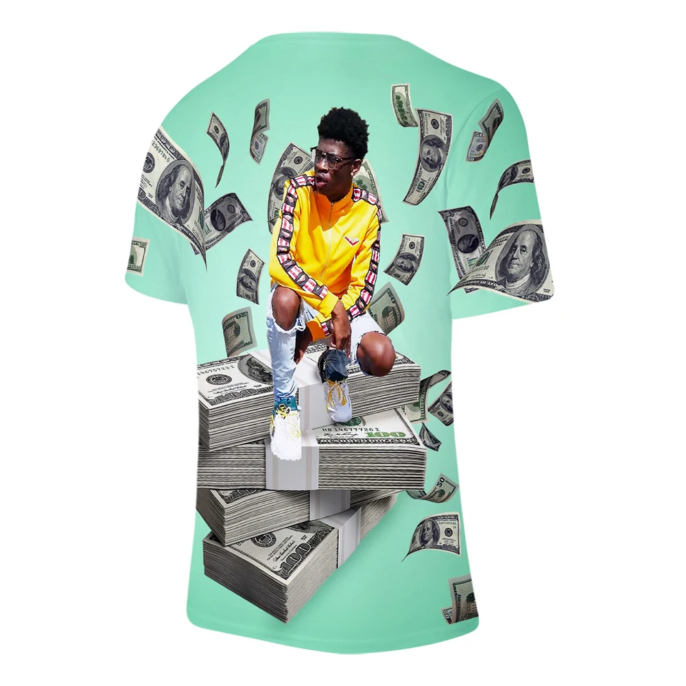 Новинка 2019 футболка Rapper Lil Nas X с 3D рисунком альбома песни старого города