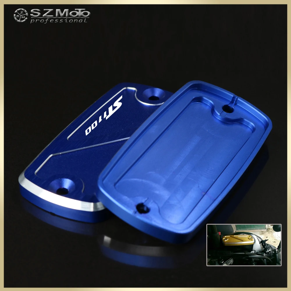 

For HONDA ST1100 ST 1100 1991-2003 2002 Motorcycle Accessories Front Brake Clutch Cylinder Fluid Reservoir Cover Cap With Logo