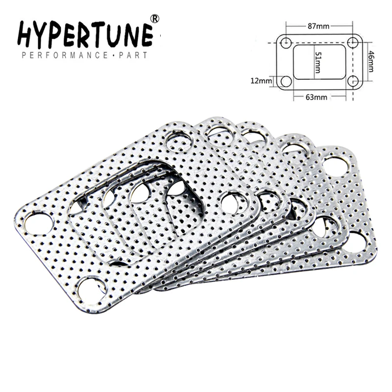 Hypertune (5 шт./лот) T3 алюминиевое турбозарядное устройство впускной патрубок фланец