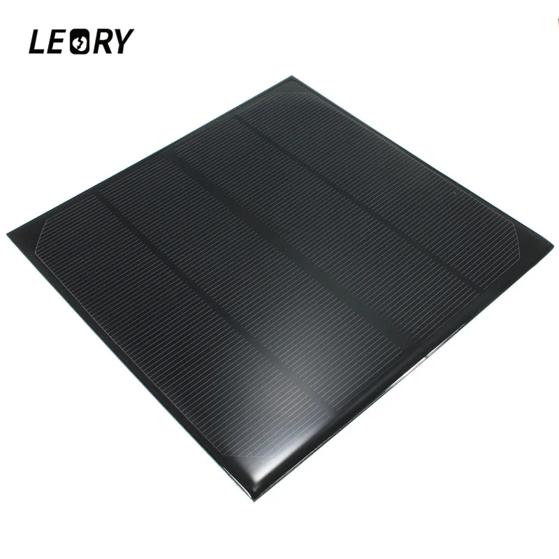 LEORY Высокое качество 6V 4 5 W 520mAh монокристаллическая Кремниевая солнечная панель