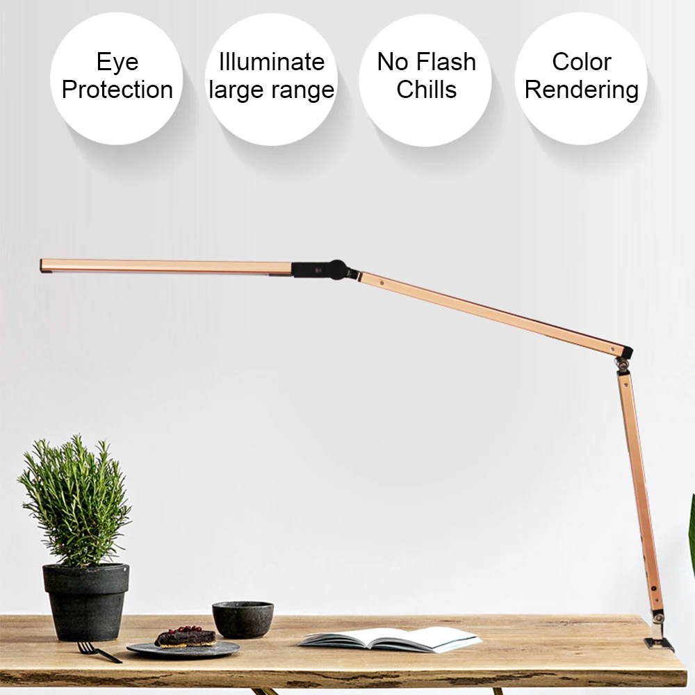 Творческий Простой светодиодный складной Dimmable настольная лампа портативный