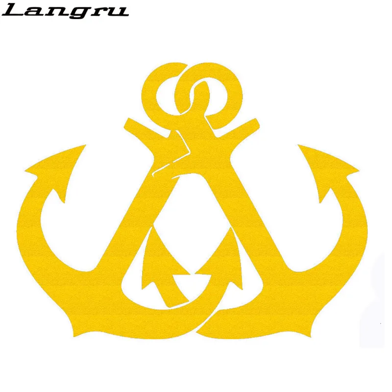 Langru красивый торжественный морской флаг якорь пират приключения стикер
