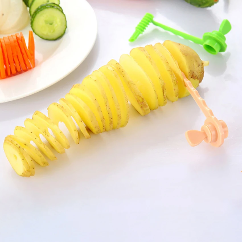 1 шт. креативная спиральная слайсер для моркови кухонные модели резки картофеля